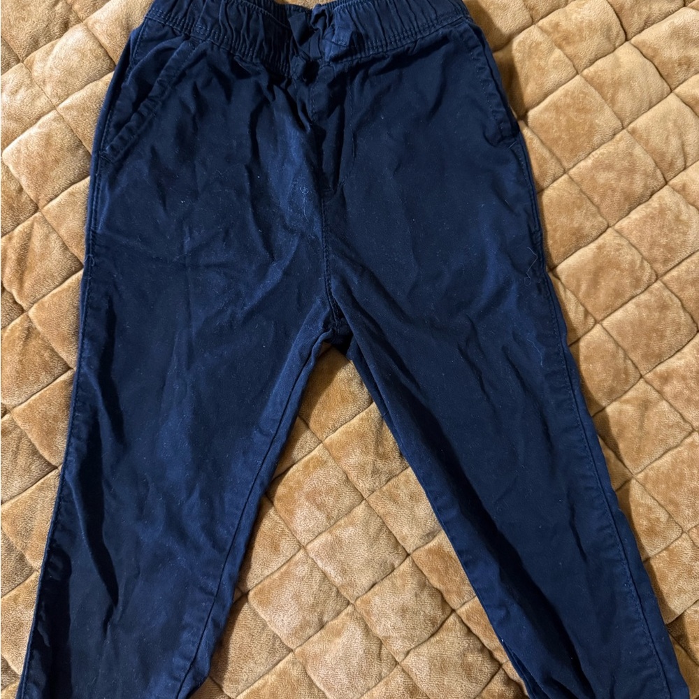 Black Elastic Waist Pants